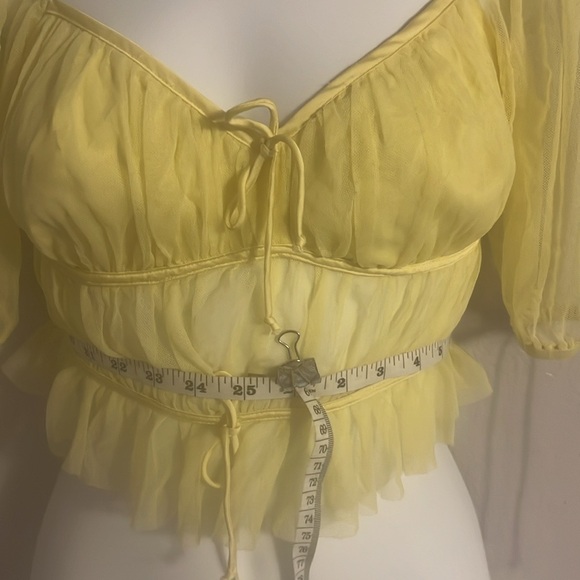 For love & lemon sunshine crop top small - Picture 11 of 13